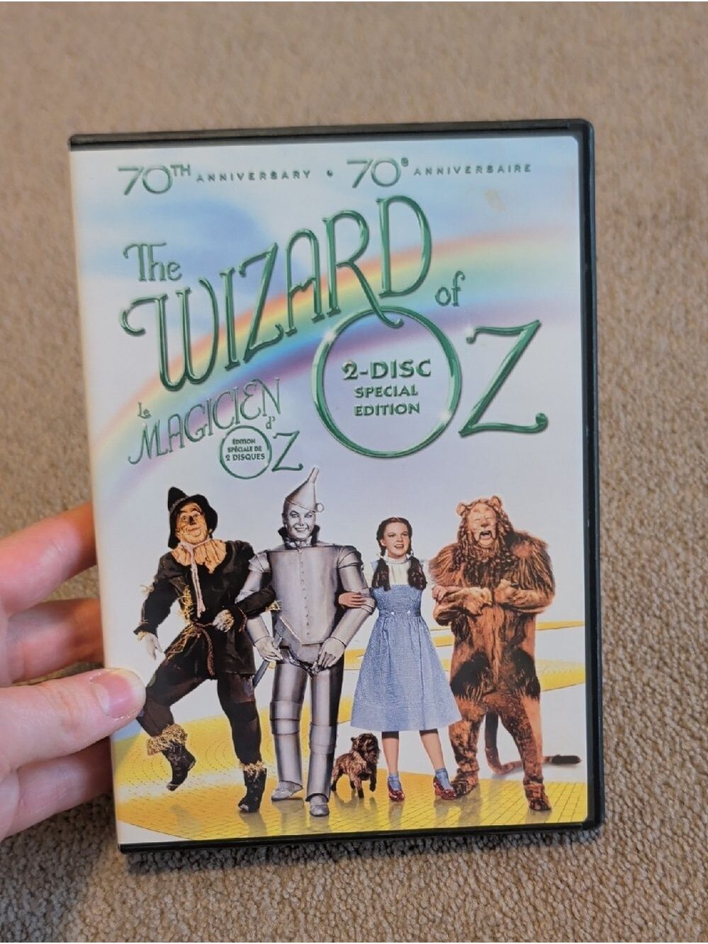 💜‎ 5/$20 The Wizard of Oz 2-Disc Special Edition DVD - White/Green Cover